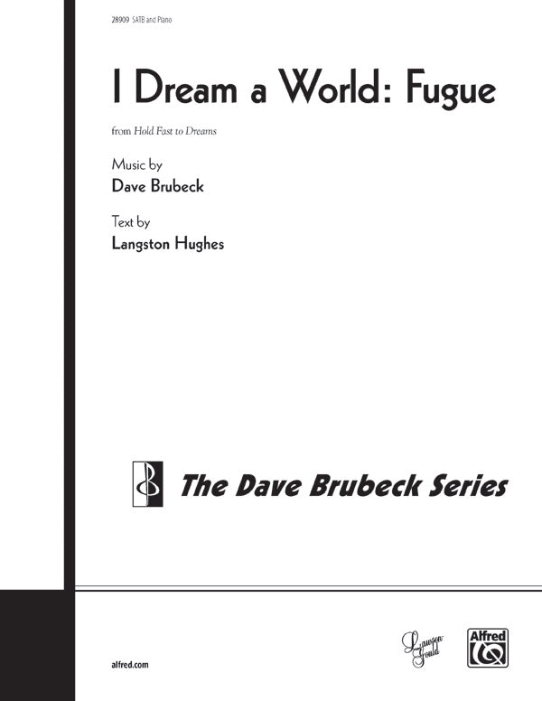 合唱 パート譜 I DREAM A WORLD: FUGUE ( VOICING : SATB ) [SHT-CHO-PART-58470]