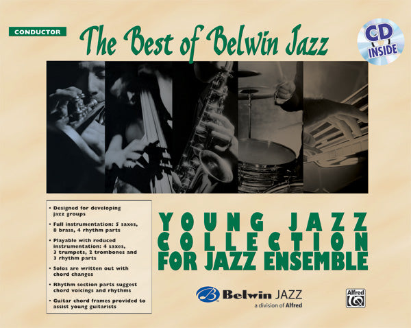 ビッグバンド 譜面セット BEST OF BELWIN JAZZ: YOUNG JAZZ COLLECTION FOR JAZZ ENSEMBLE ベスト・オブ・ベルウィン・ジャズ 中級者向け曲集ＣＤ付き フルセット（１２曲入り曲集） [SHTB-50582]