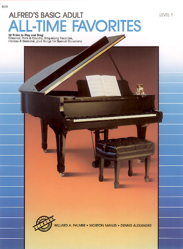 楽譜書籍・教則本 ALFRED'S BASIC ADULT PIANO COURSE: ALL-TIME FAVORITES BOOK 1 [BOOKM-92479]