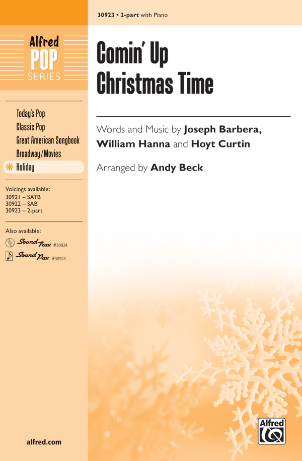 合唱 パート譜 COMIN' UP CHRISTMAS TIME ( VOICING : 2-PART ) [SHT-CHO-PART-58703]