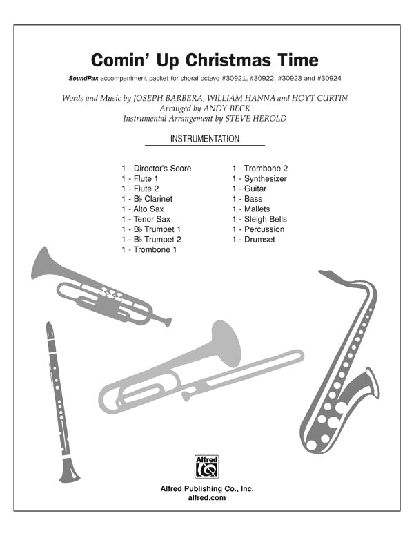 合唱 パート譜 COMIN' UP CHRISTMAS TIME - SOUNDPAX [SHT-CHO-PART-58705]