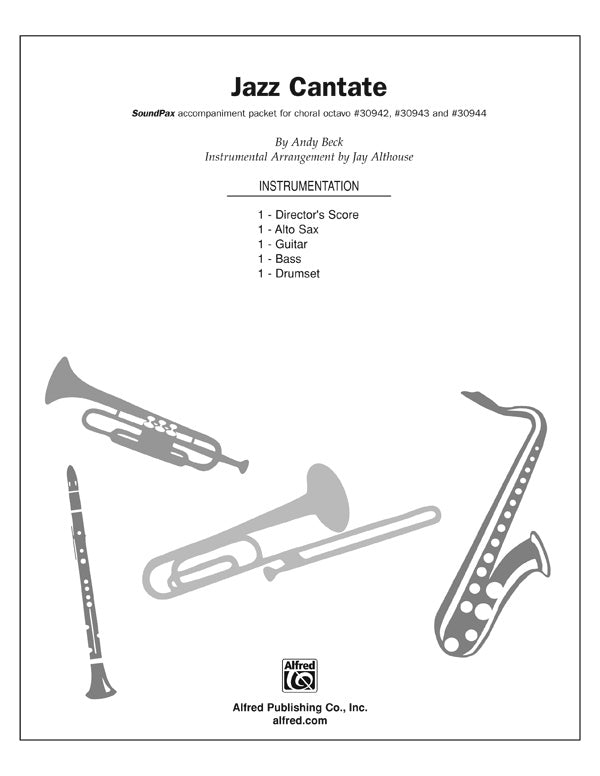 合唱 パート譜 JAZZ CANTATE - SOUNDPAX [SHT-CHO-PART-58726]