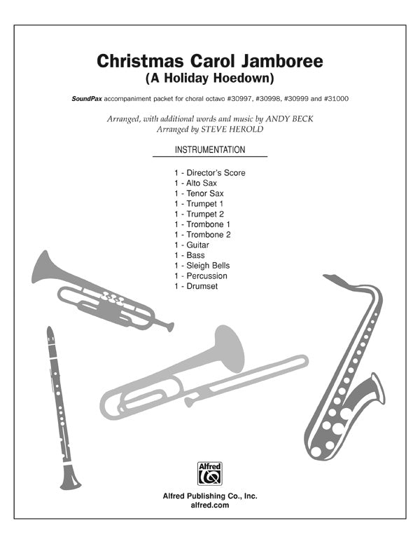合唱 パート譜 CHRISTMAS CAROL JAMBOREE ( A HOLIDAY HOEDOWN ) - SOUNDPAX [SHT-CHO-PART-58781]
