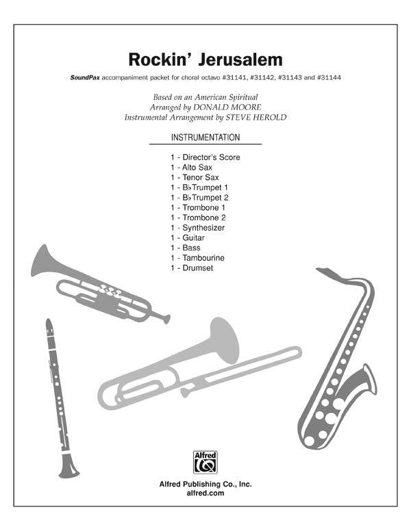 合唱 パート譜 ROCKIN' JERUSALEM - SOUNDPAX [SHT-CHO-PART-58907]