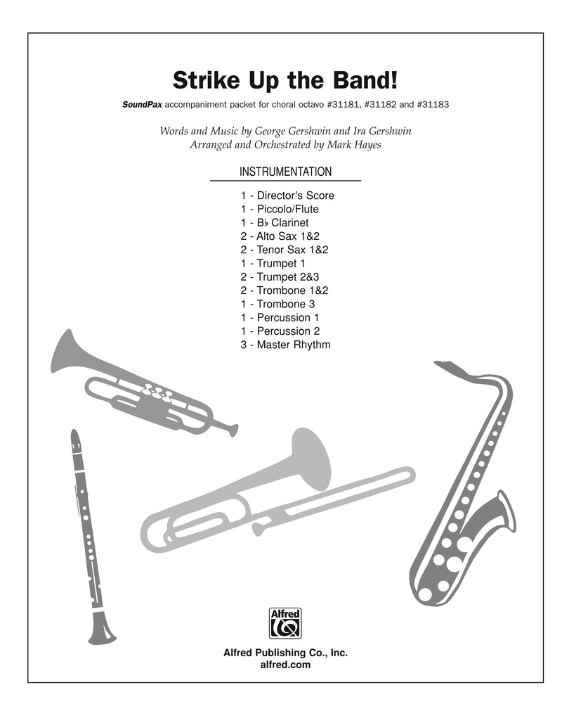 合唱 パート譜 STRIKE UP THE BAND! - SOUNDPAX [SHT-CHO-PART-58935]