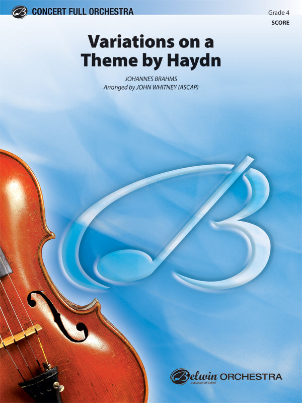 オーケストラ 譜面セット VARIATIONS ON A THEME BY HAYDN [SHT-ORC-53673]