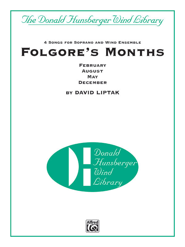 吹奏楽 譜面セット FOLGORE'S MONTHS [SHT-CBD-65751]