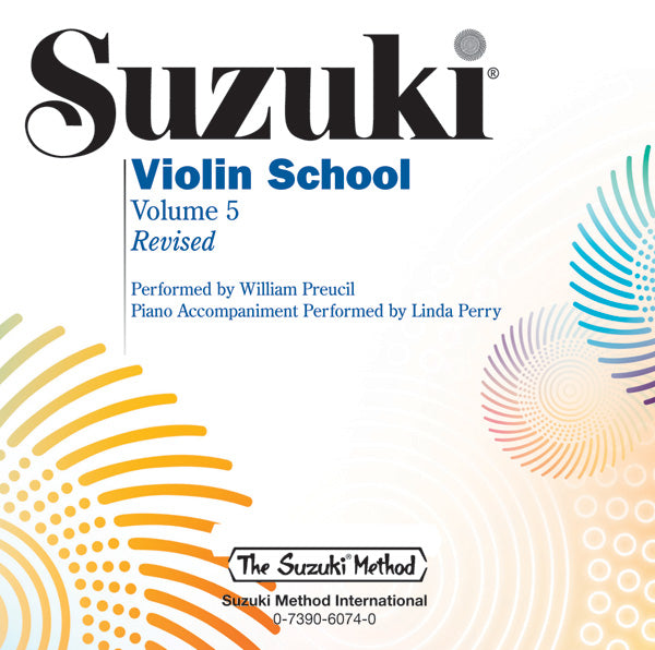 CD SUZUKI VIOLIN SCHOOL CD, VOLUME 5 [CD-76803]