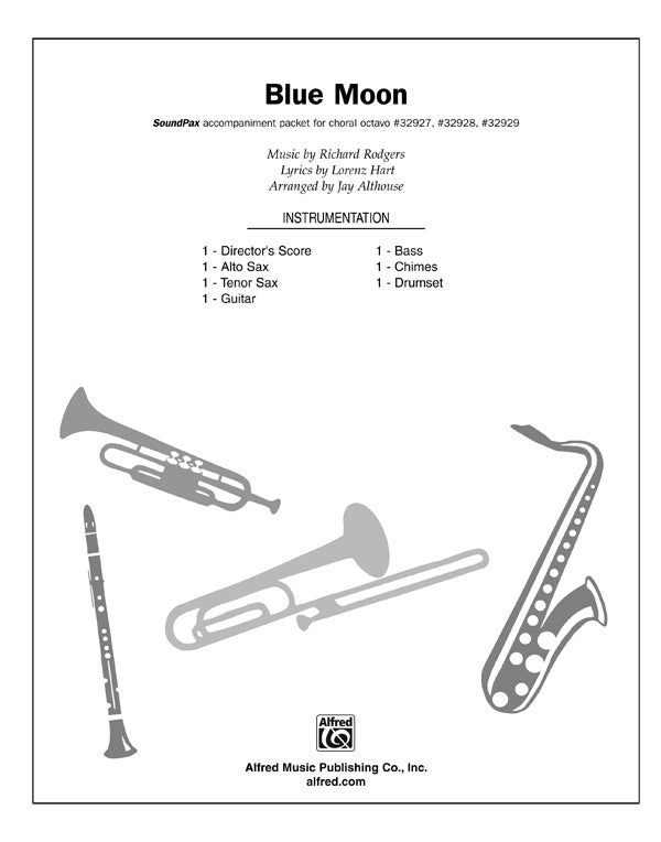 合唱 パート譜 BLUE MOON - SOUNDPAX [SHT-CHO-PART-59207]