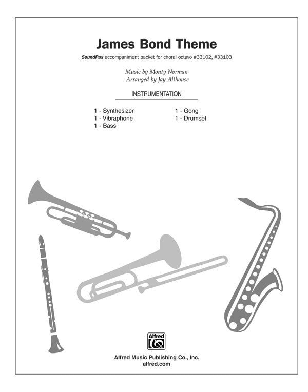 合唱 パート譜 JAMES BOND THEME - SOUNDPAX [SHT-CHO-PART-59353]