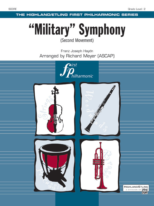 オーケストラ 譜面セット "MILITARY" SYMPHONY ( 2ND MOVEMENT ) ミリタリー・シンフォニー（軍隊交響曲）（第２楽章） [SHT-ORC-64970]