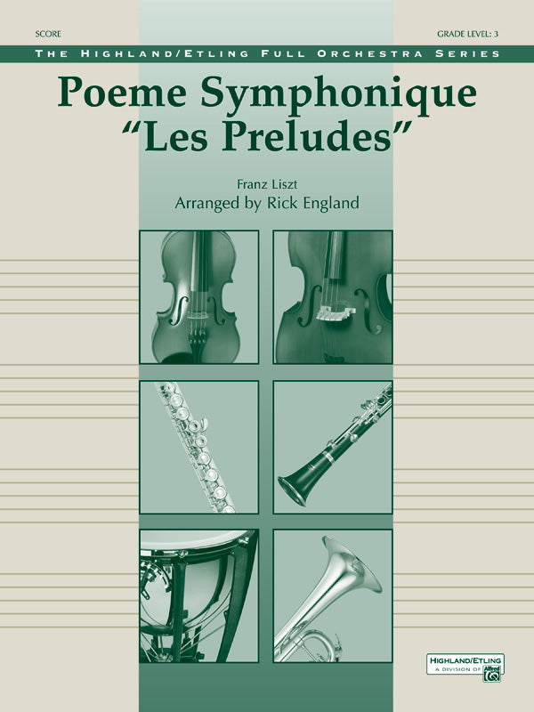 オーケストラ 譜面セット POEME SYMPHONIQUE "LES PRELUDES" 交響詩『前奏曲』 [SHT-ORC-64971]