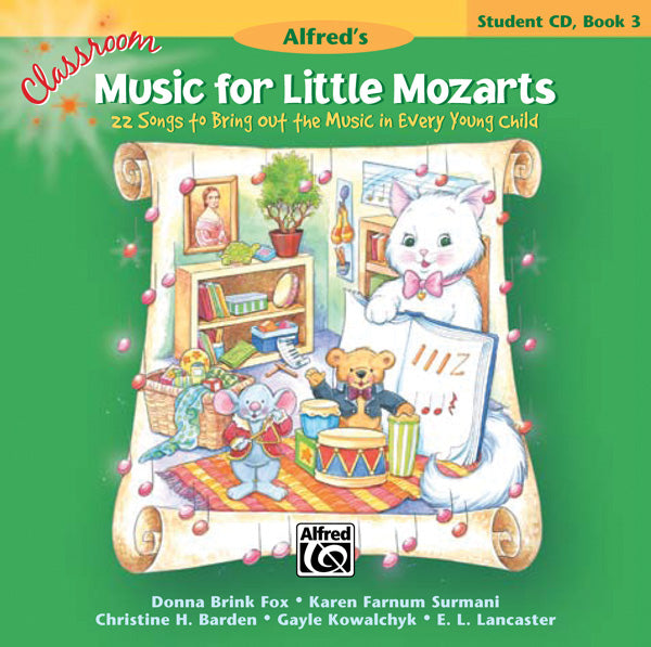 CD CLASSROOM MUSIC FOR LITTLE MOZARTS: STUDENT CD BOOK 3 [CD-88702]
