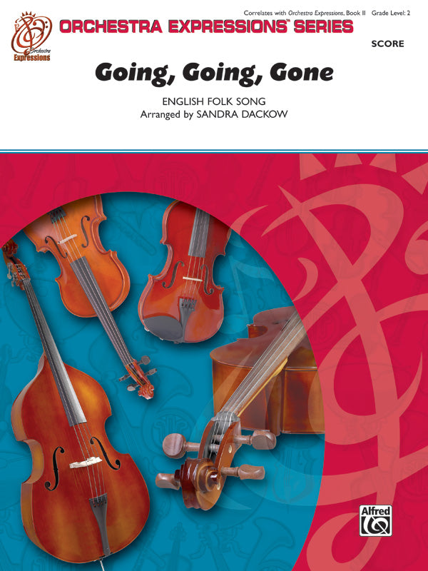 弦楽合奏 譜面セット GOING, GOING, GONE - STRING W / VLN3 AND PNO FOR REHEARSAL ゴーイング、ゴーイング、ゴーン [SHT-STO-67068]