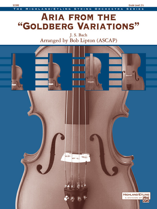 弦楽合奏 譜面セット ARIA FROM THE "GOLDBERG VARIATIONS" アリア・フロム・ザ・『ゴールドベルグ・ヴァリエーションズ』 [SHT-STO-67130]