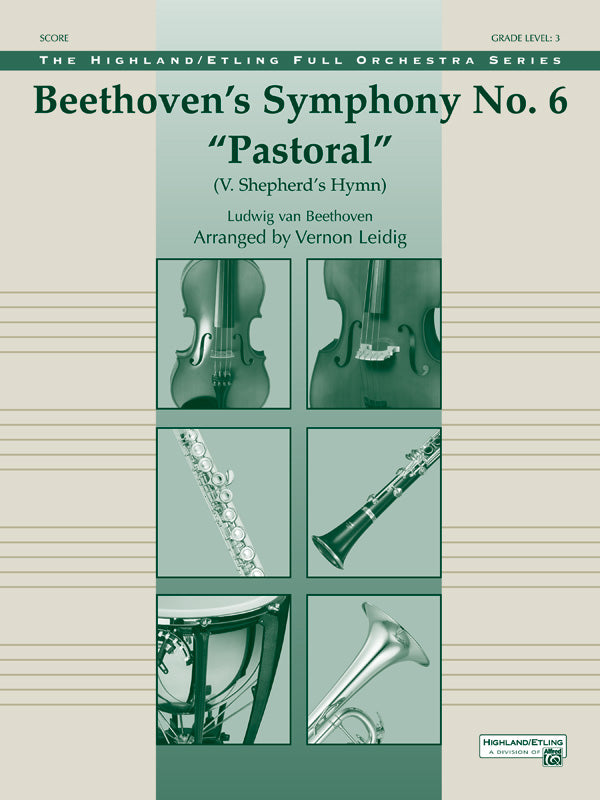 オーケストラ 譜面セット BEETHOVEN'S SYMPHONY NO. 6 "PASTORAL" - FULL ( TIMP ) ベートーヴェンズ・シンフォニーＮｏ．６『パストラル』 交響曲第６番『悲愴』 [SHT-ORC-67155]
