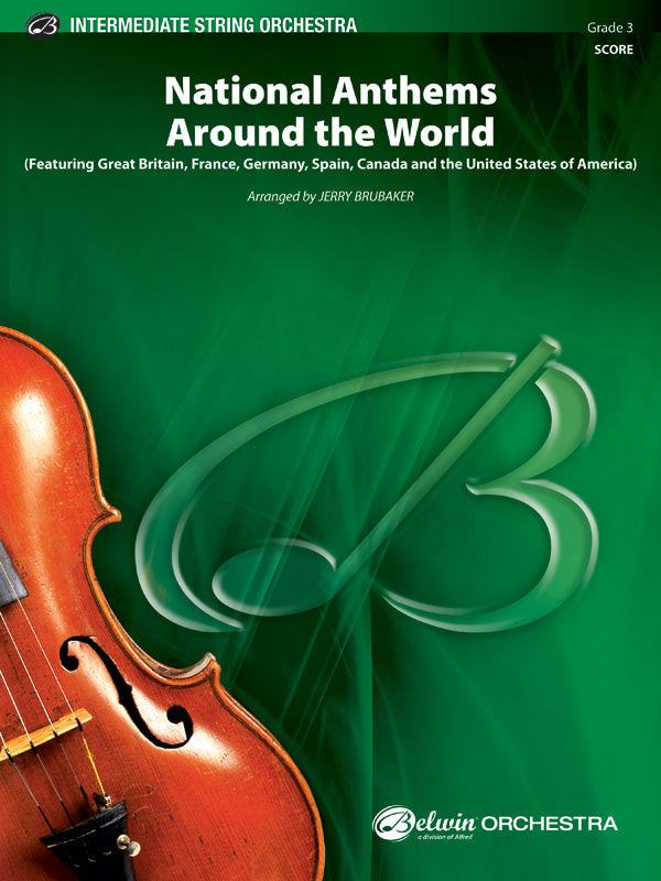 弦楽合奏 譜面セット NATIONAL ANTHEMS AROUND THE WORLD - STRING W / VLN3 ナショナル・アンセム・アラウンド・ザ・ワールド [SHT-STO-67162]