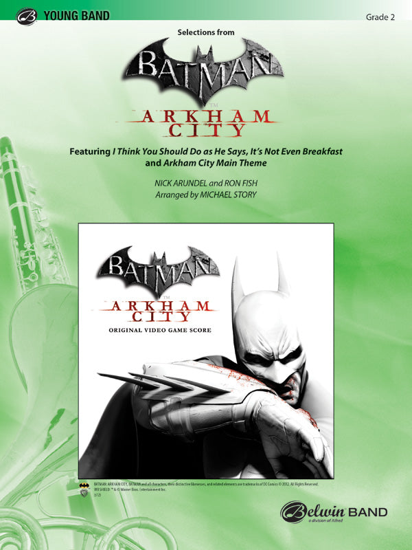 吹奏楽 譜面セット SELECTIONS FROM "BATMAN: ARKHAM CITY" セレクション・フロム『バットマン：アーカム・シティ』 [SHT-CBD-79186]