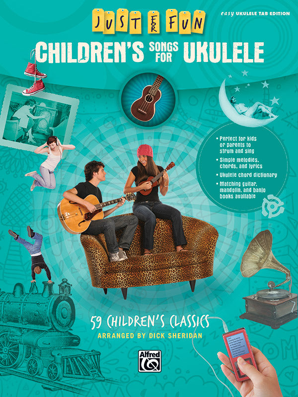 楽譜書籍・教則本 JUST FOR FUN: CHILDREN'S SONGS FOR UKULELE [BOOKM-89265]
