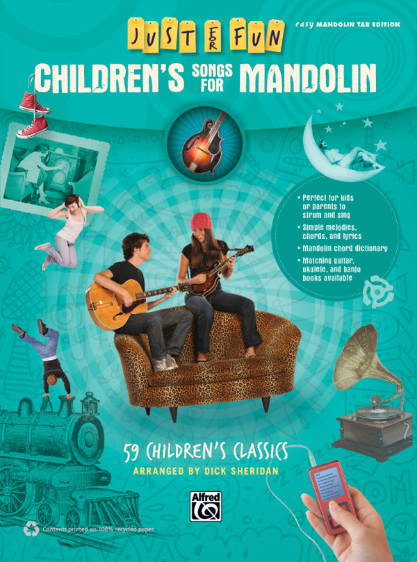 楽譜書籍・教則本 JUST FOR FUN: CHILDREN'S SONGS FOR MANDOLIN [BOOKM-89266]