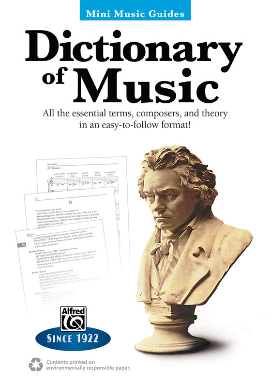書籍 MINI MUSIC GUIDES: DICTIONARY OF MUSIC [BOOK-91786]