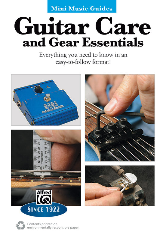 書籍 MINI MUSIC GUIDES: GUITAR CARE AND GEAR ESSENTIALS [BOOK-91787]