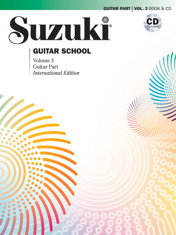 ギター譜面 SUZUKI GUITAR SCHOOL GUITAR PART AND CD, VOLUME 3 [SHT-GUIT-126118]