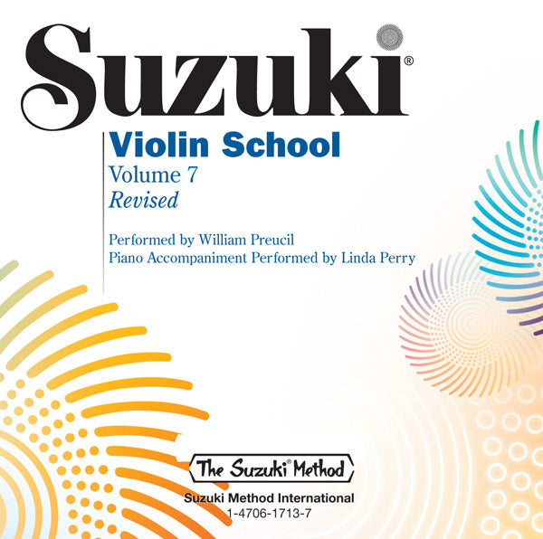 CD SUZUKI VIOLIN SCHOOL, VOLUME 7 [CD-124758]