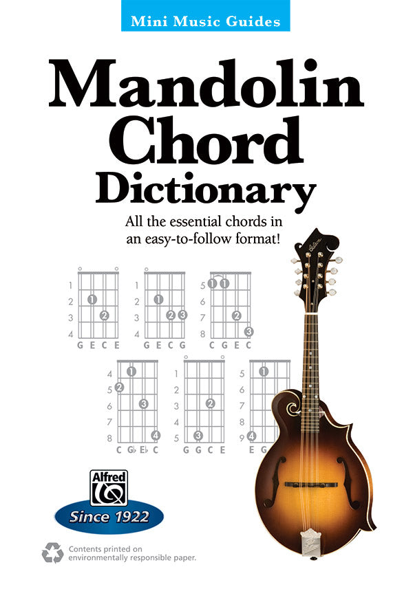 楽譜書籍・教則本 MINI MUSIC GUIDES: MANDOLIN CHORD DICTIONARY [BOOKM-105268]