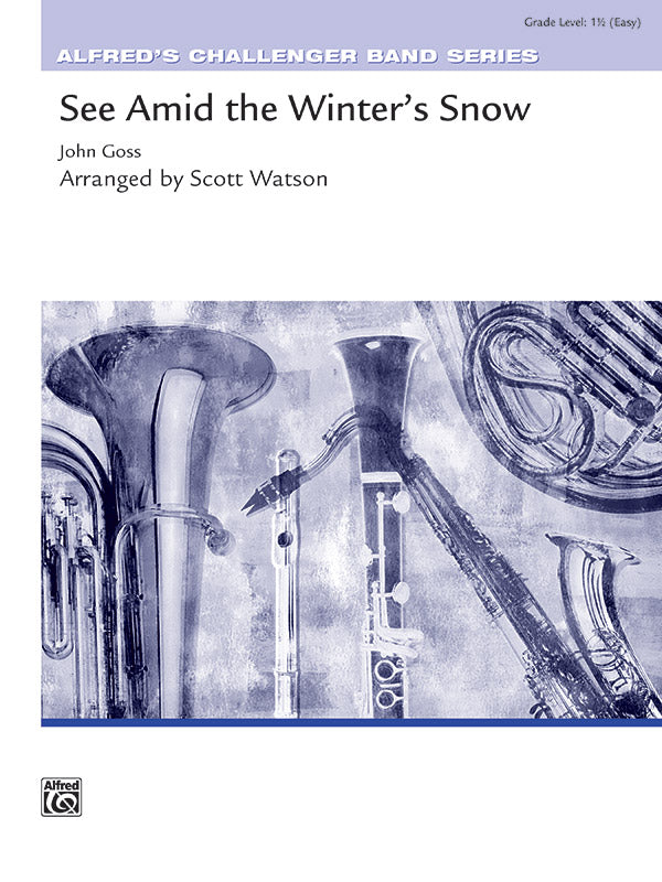吹奏楽 譜面セット SEE AMID THE WINTER'S SNOW [SHT-CBD-113736]