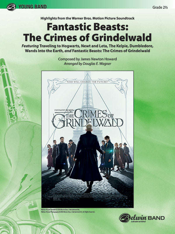 吹奏楽 譜面セット FANTASTIC BEASTS: THE CRIMES OF GRINDELWALD [SHT-CBD-122141]