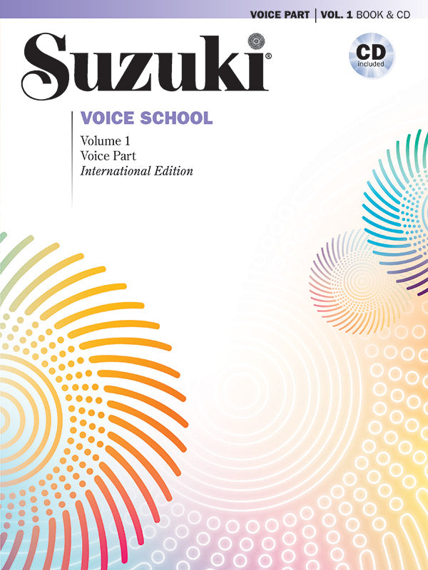 楽譜書籍・教則本 SUZUKI VOICE SCHOOL, VOLUME 1 ( INTERNATIONAL EDITION ) [BOOKM-131414]