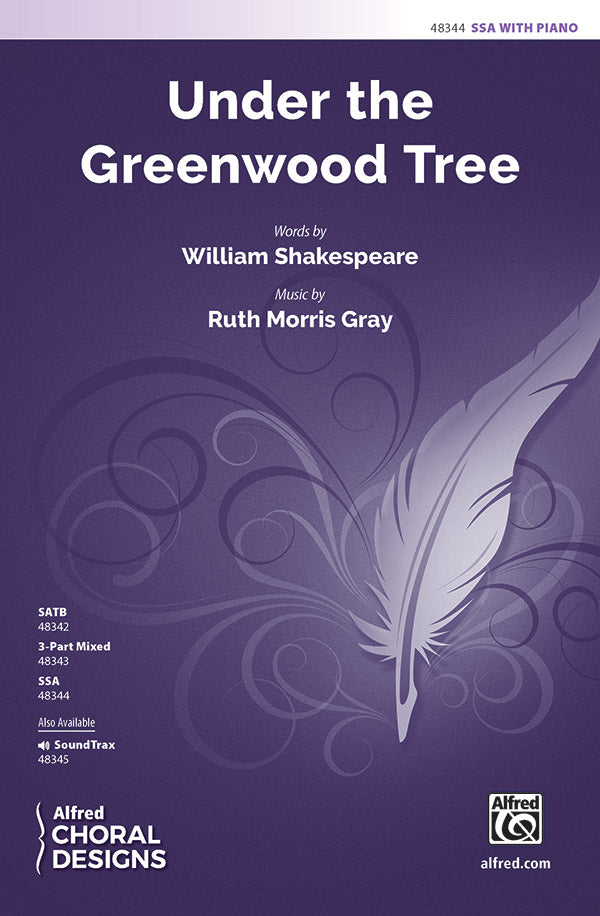 合唱 パート譜 UNDER THE GREENWOOD TREE ( VOICING : SSA ) [SHT-CHO-PART-127221]
