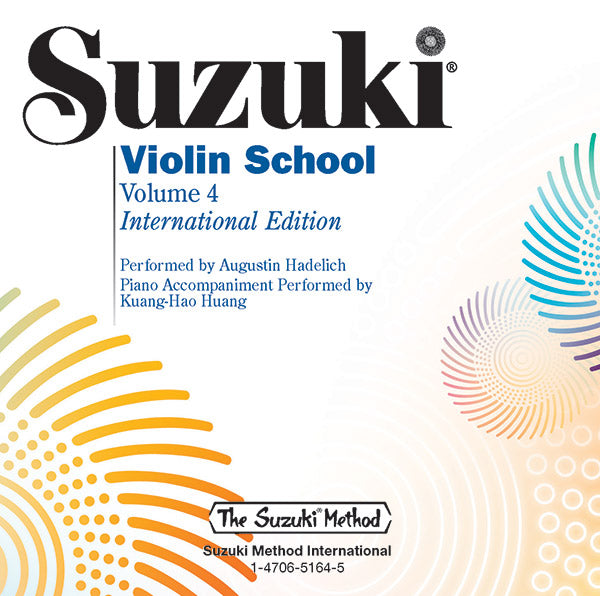 CD SUZUKI VIOLIN SCHOOL, VOLUME 4 [CD-130881]