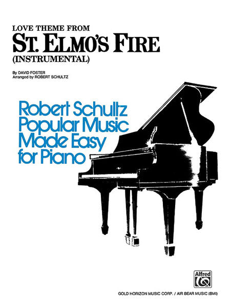 ピアノ譜面 "ST. ELMO'S FIRE", LOVE THEME FROM ( INSTRUMENTAL ) [SHT-PNO-86792]