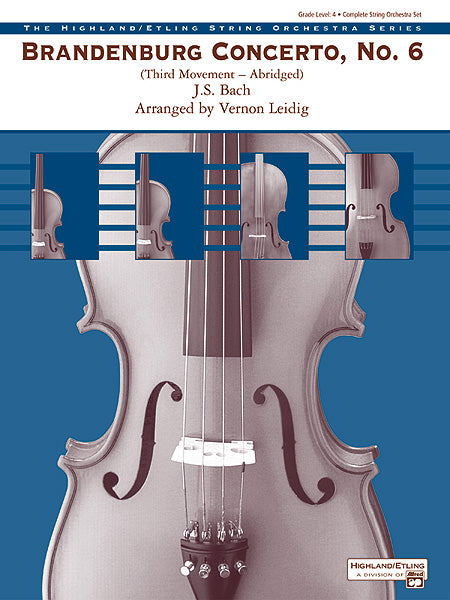 弦楽合奏 譜面セット BRANDENBURG CONCERTO NO. 6, 3RD MOVEMENT ( ABRIDGED ) [SHT-STO-47053]