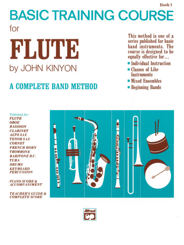 吹奏楽 パート譜 JOHN KINYON'S BASIC TRAINING COURSE, BOOK 1 - FLUTE [SHT-CBD-PART-78259]