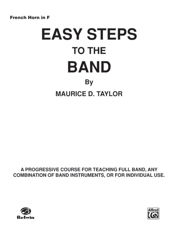 吹奏楽 パート譜 EASY STEPS TO THE BAND - HORN IN F [SHT-CBD-PART-79396]