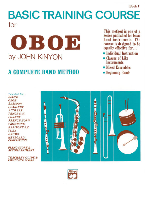 吹奏楽 パート譜 JOHN KINYON'S BASIC TRAINING COURSE, BOOK 1 - OBOE [SHT-CBD-PART-78260]