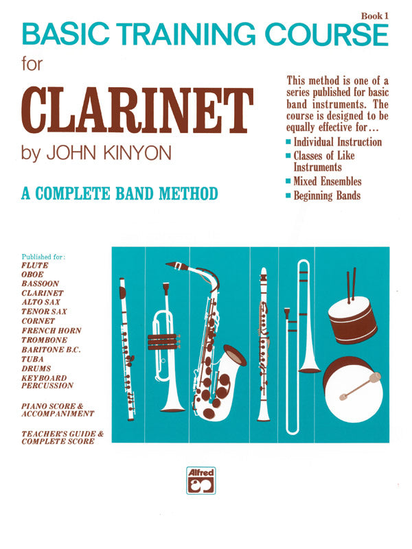 吹奏楽 パート譜 JOHN KINYON'S BASIC TRAINING COURSE, BOOK 1 - CLARINET [SHT-CBD-PART-78262]