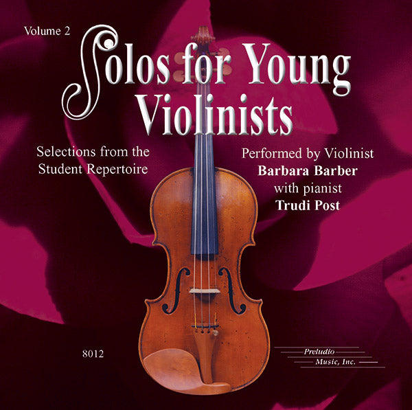 CD SOLOS FOR YOUNG VIOLINISTS CD, VOLUME 2 ソロズ・フォー・ヤング・ヴァイオリニスツＣＤ ＶＯＬ．２ [CD-89121]