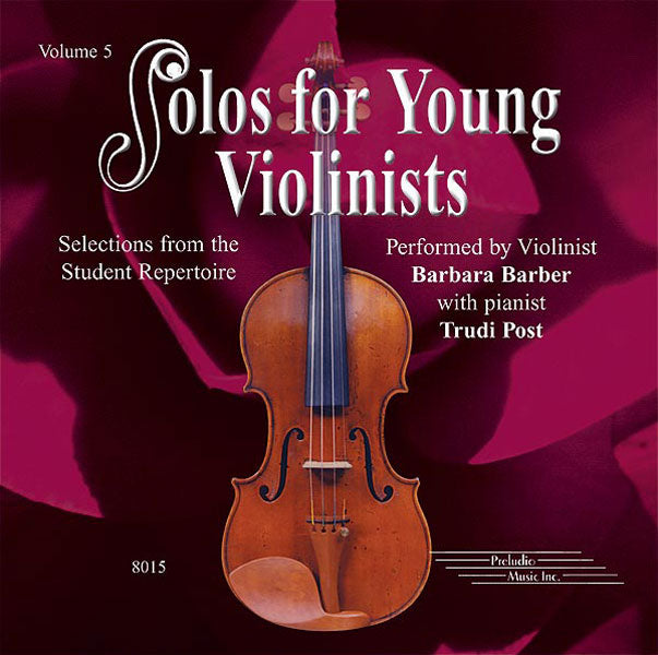 CD SOLOS FOR YOUNG VIOLINISTS CD, VOLUME 5 ソロズ・フォー・ヤング・ヴァイオリニスツＣＤ ＶＯＬ．５ [CD-89123]
