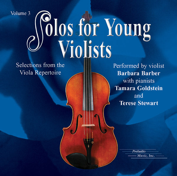 CD SOLOS FOR YOUNG VIOLISTS CD, VOLUME 3 [CD-76405]