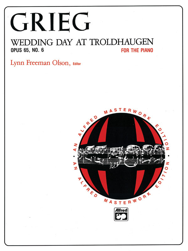 ピアノ譜面 WEDDING DAY AT TROLDHAUGEN, OP. 65, NO. 6 [SHT-PNO-92110]