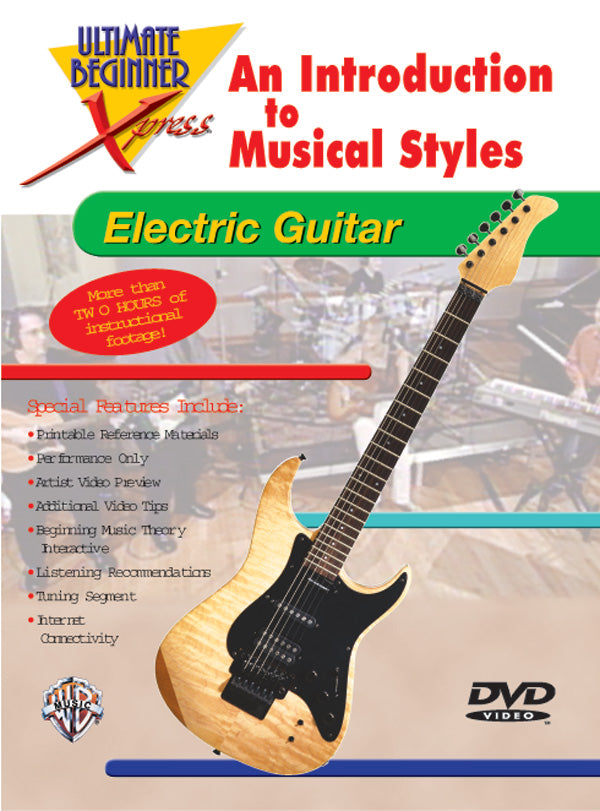 DVD ULTIMATE BEGINNER XPRESS™: AN INTRODUCTION TO MUSICAL STYLES FOR ELECTRIC GUITAR [DVD-91524]