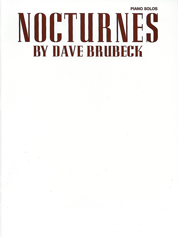 楽譜書籍・教則本 DAVE BRUBECK: NOCTURNES [BOOKM-86445]