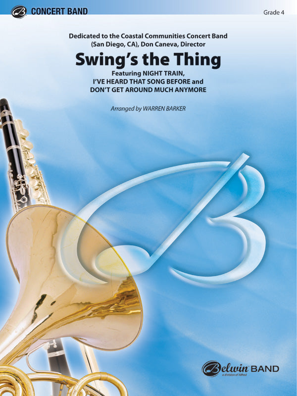 吹奏楽 譜面セット SWING'S THE THING スウィングズ・ザ・シング [SHT-CBD-18250]