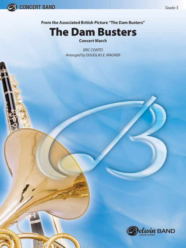 吹奏楽 譜面セット DAM BUSTERS CONCERT MARCH, THE ダム・バスターズ・コンサート・マーチ [SHT-CBD-32219]