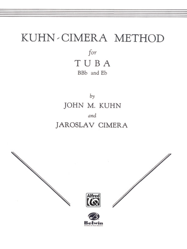 金管譜面 KUHN-CIMERA METHOD FOR TUBA, BOOK I [SHT-BRA-79530]