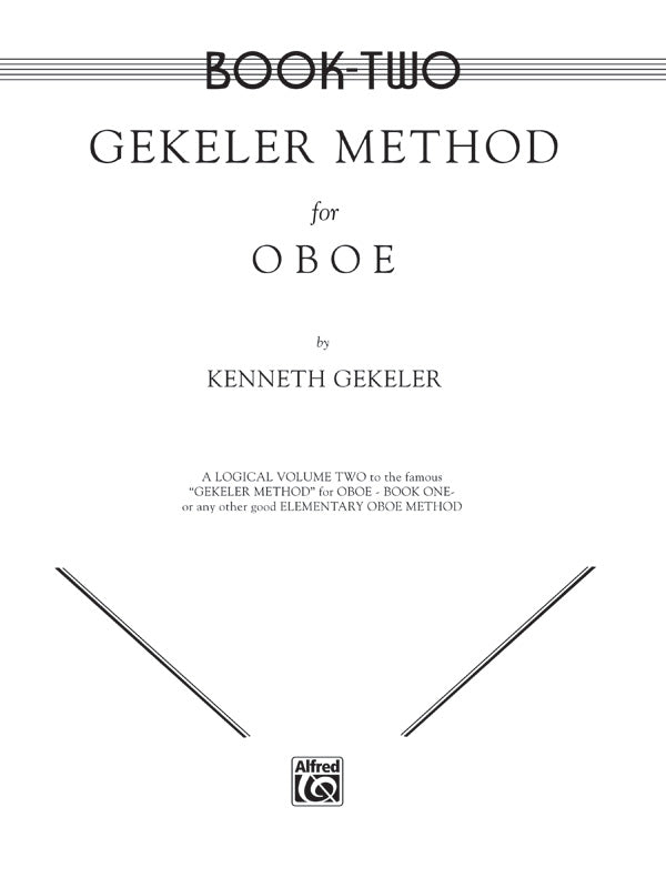 楽譜書籍・教則本 GEKELER METHOD FOR OBOE, BOOK II [BOOKM-81474]